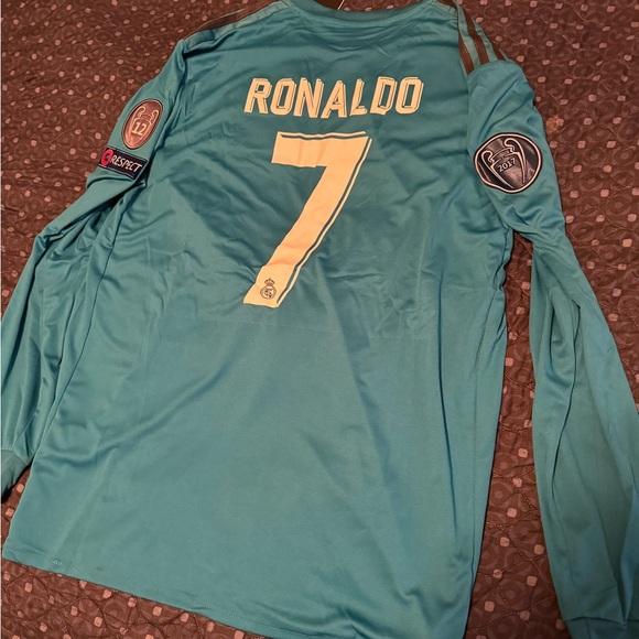 Real madrid long sleeve cr7 cristiano ronaldo adidas brand new soccer jersey - Picture 10 of 10